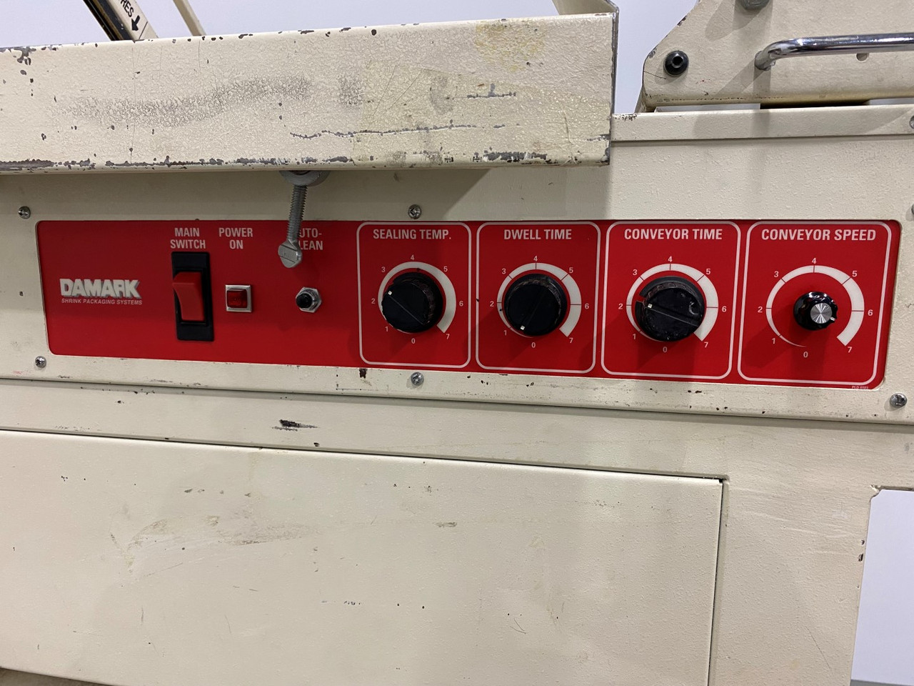 Damark semiautomatic Lbar sealer shrink wrapper model SMC1620 PCM